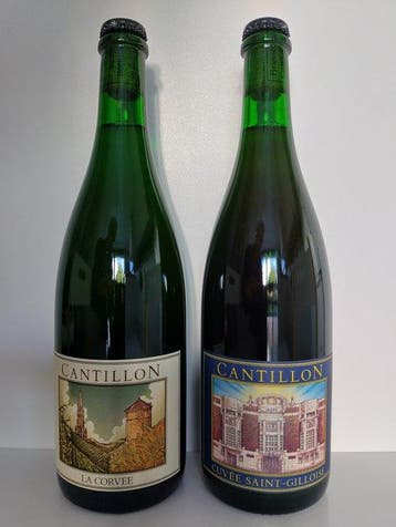 Cantillon - La Corvee & Saint - Gilloise ( Iris ) foutief, Nieuw