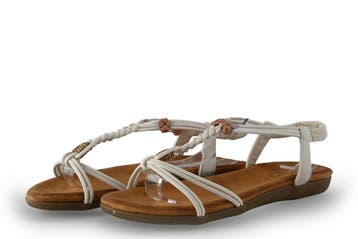 DSTRCT Sandalen in maat 37 Wit, Verzenden, Wit, DSTRCT, Sandalen of Muiltjes
