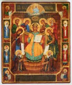 Icoon - Russische Orthodoxe icoon Christ in Majesty -