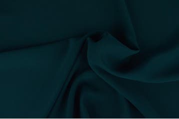 15 meter chiffon stof - Donker petrol, Overige kleuren, 120 cm of meer, Ophalen of Verzenden, Polyester