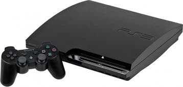 PlayStation 3 Slim (160 GB) Black (PlayStation 3), Verzenden, Gebruikt