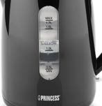 Princess Waterkoker 236017 1.7 Liter - 360° draaibaar -, Ophalen of Verzenden, Zo goed als nieuw