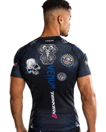 Venum x Tekken 8 Paul Phoenix Rashguard Zwart Blauw, Ophalen of Verzenden, Nieuw
