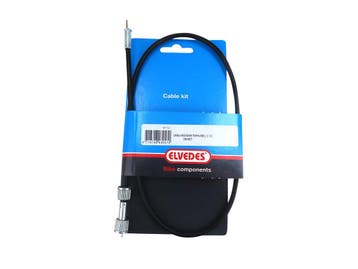 Tellerkabel 75cm VDO M10 / M10 zwart Elvedes (standaard, Ophalen of Verzenden, Nieuw