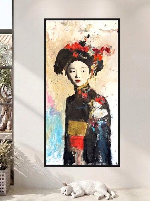 GREG (1970, Spain) - La última Geisha - XL - No Reserve, Antiek en Kunst, Kunst | Designobjecten