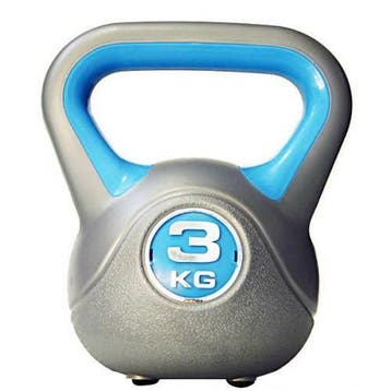 Kettlebell 3 kg Kunststof, Sport en Fitness, Fitnessmaterialen, Verzenden, Nieuw