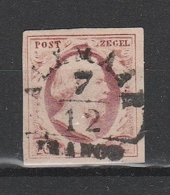 Postzegel Ned 1852 Nr.2 gebruikt zie omschrijving (1375), Verzenden, T/m 1940, Gestempeld