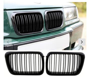 BMW E36 grillen glanzend zwart 1990-1997, Auto-onderdelen, Nieuw, Voor, BMW