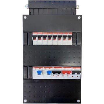 ABB groepenkast 8 lichtgroepen, 1 aardlekautomaat 16A 300mA, Ophalen of Verzenden, Nieuw