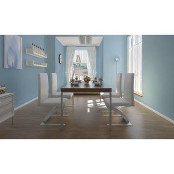 vidaXL Eetkamerstoelen 4 st kunstleer wit, Verzenden, Nieuw, Wit