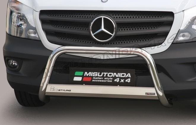 MERCEDES SPRINTER PUSHBAR MET CE/EU CERTIFICAAT INOX, Auto diversen, Auto-accessoires, Nieuw, Ophalen of Verzenden