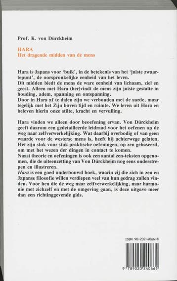 Hara (5e) 9789020240665 Karlfried von Durckheim, Verzenden, Gelezen, Karlfried von Durckheim