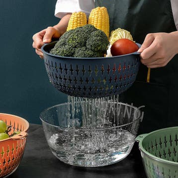 Blauwe Vergiet Zeef Slakom Sladroger Slabak Plastic, Verzenden, Nieuw