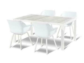 hartman tuinset sophie element wit met tanger tafel 168 wit, Nieuw, Overige materialen, 4 zitplaatsen, Tuinset