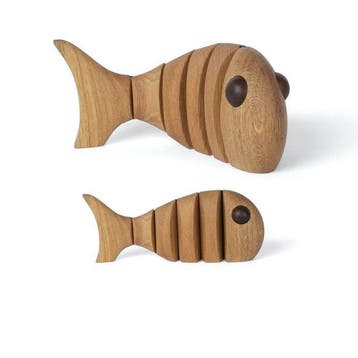 Spring Copenhagen - Mencke&Vagnby - Figuur - The Wood Fish -, Antiek en Kunst