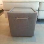 Hocker met lade en glazen plaat, Ophalen, Minder dan 45 cm, Nieuw, Minder dan 55 cm