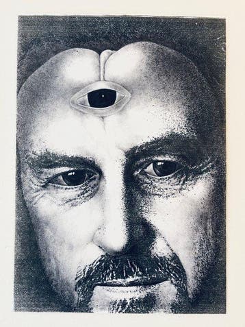 Dimitrij Prigov (1940-2007) - Ivan with the third eye, Antiek en Kunst