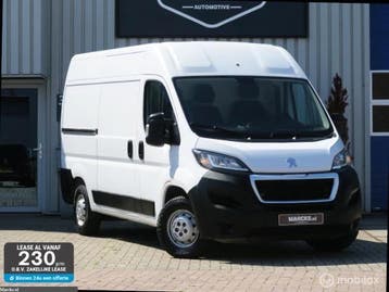 Zakelijke lease - Peugeot Boxer Bestel 333 2.2 BlueHDi 120, Stof, Gebruikt, Euro 6, Wit