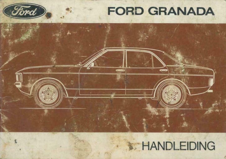 1975/76 Ford Granada Instructieboekje Handleiding Nederlands, Auto diversen, Handleidingen en Instructieboekjes, Verzenden