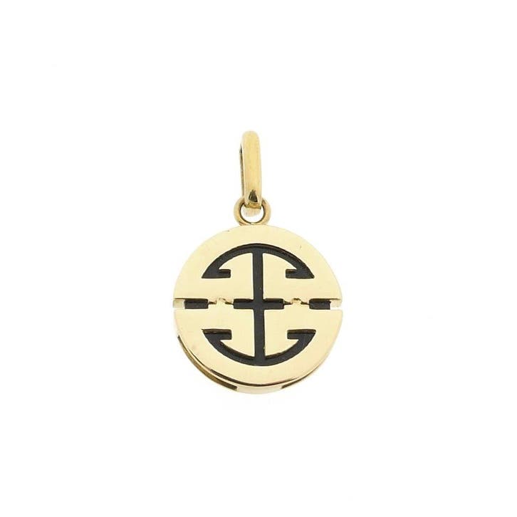 Gouden hanger van Chinees gelukssymbool (Hanger of bedel), Sieraden, Tassen en Uiterlijk, Bedels, Gebruikt, Overige merken, Goud