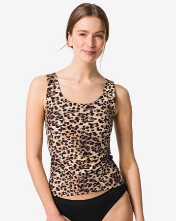 HEMA Dames bh hemd smoothing met ingebouwde cups naturel, Verzenden