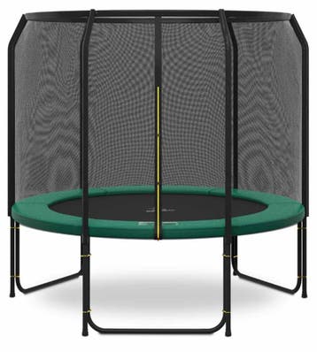 Magic Jump Fiber trampoline 251 cm Groen met veiligheidsnet, Ophalen of Verzenden, Nieuw