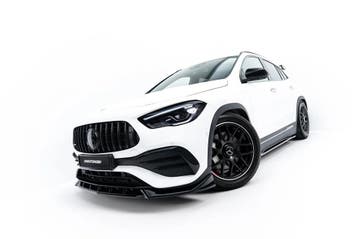 Voorspoiler Mercedes-AMG GLA 35 H247 Glans Zwart, Ophalen of Verzenden, Nieuw