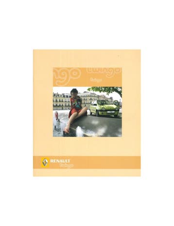 2004 RENAULT TWINGO BROCHURE NEDERLANDS, Boeken, Nieuw, Renault, Author