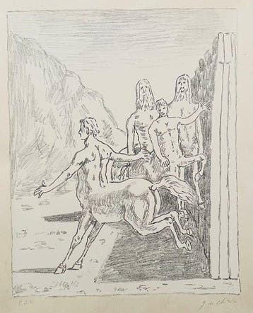 Giorgio De Chirico (1888-1978) - La famiglia dei Centauri