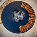 BLISS Plancha Ø72 – Extra dikke cortenstale basis (4-5 mm), Verzenden, Nieuw, BLISS, Met accessoires