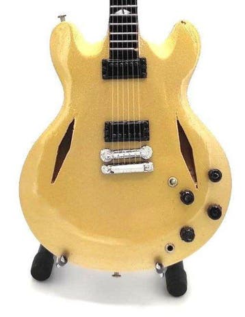 Miniatuur replica Gibson gitaar - Dave Grohl - Foo Fighters, Ophalen of Verzenden, Nieuw, Pop, Beeldje of Miniatuur