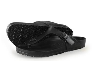 Birkenstock Slippers in maat 45 Zwart, Slippers, Verzenden, Zwart, Zo goed als nieuw
