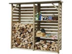 Veiling - Hillhout Twin haardhoutberging 176x60x190cm, Tuin en Terras, Haardhout