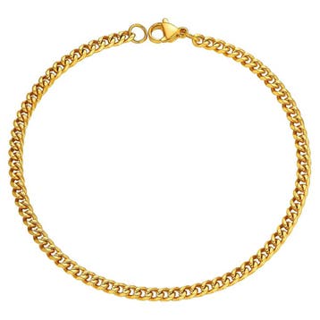 Fako Bijoux - Schakelarmband Gourmet - Cuban Link - Staal -, Sieraden, Tassen en Uiterlijk, Verzenden, Nieuw