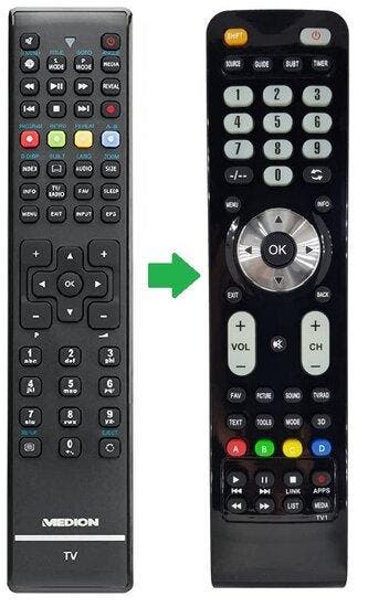 Alternatieve Medion P15001 (MD 31700) / P15501 (MD 31701)..., Audio, Tv en Foto, Afstandsbedieningen, Verzenden