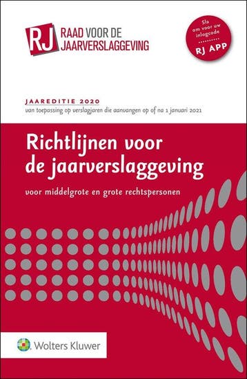 9789013156812 Richtlijnen voor de jaarverslaggeving, midd..., Boeken, Verzenden, Zo goed als nieuw