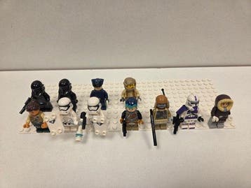 Lego Minifiguur - Star Wars, City, Creator - 11 Unieke star, Nieuw