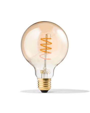 HEMA Led globe goud E27 4W 200lm g95, Verzenden, Nieuw