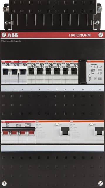 Groepenkast ABB Hafonorm | 7 Groepen 6 x Lichtgroepen 1 x, Ophalen of Verzenden, Nieuw, Groepenkast