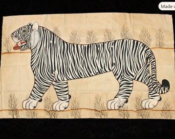 Unknown artist - Tiger, the Indian style of Spanish