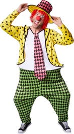 2dekans | dressforfun - Herenkostuum weelderige clown Pepe L, Ophalen of Verzenden, Zo goed als nieuw
