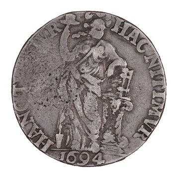 Nederland, West-Friesland 3 Gulden 1694 (Zonder, Postzegels en Munten