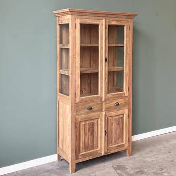 Teak vitrinekast, Ophalen of Verzenden, Nieuw