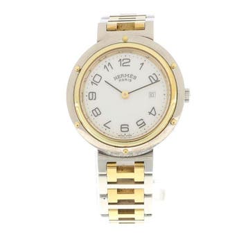 Hermès - Clipper Quartz Two-Tone Arabic Numerals Lady -, Nieuw