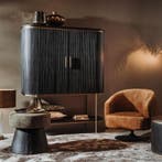*WOONWINKEL* Tower Living Rivello Ovale Kast Met Messing, Huis en Inrichting, Kasten | Wandmeubels, Verzenden, Nieuw