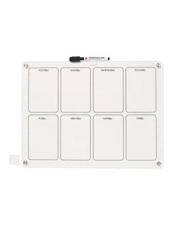 HEMA Whiteboard met marker en magneten 40x30cm week, Verzenden, Nieuw