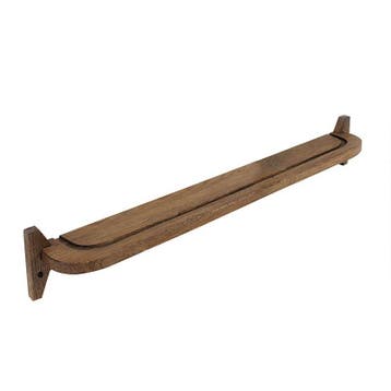 Wandplank Hout Eiken 80 cm Donker, Nieuw