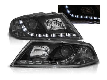 Daylight Black koplampen geschikt voor Skoda Octavia 2, Auto-onderdelen, Verlichting, Verzenden, Nieuw, Skoda