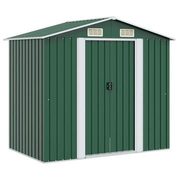 vidaXL Tuinberging 204x132x186 cm metaal groen, Verzenden, Nieuw