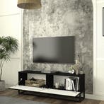 Tv-meubel Verpsboga lang frame 135x32x47 cm zwart [en.casa], Huis en Inrichting, Kasten | Dressoirs, Verzenden, Nieuw